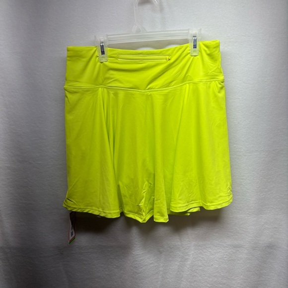 NWT JoyGirl Women's Highlighter Yellow Athletic Tennis Skort Size XL Super Cute‎ - Picture 6 of 7